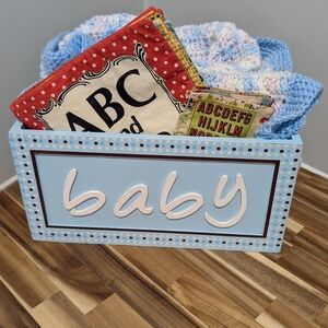 Blue Baby Storage Box